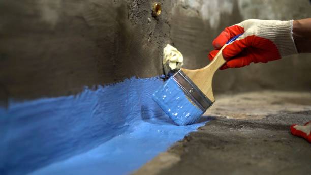 Commercial Waterproofing project at a Oshkosh, WI business property by SJ Waterproofing Pros